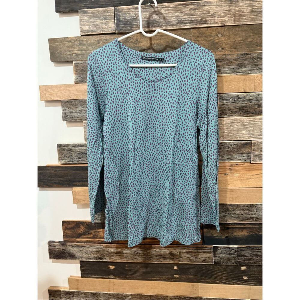 Gudrun Sjödén long-sleeve top boho lagenlook size Medium